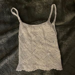 knit tank top with thin straps